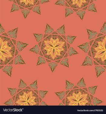 Oriental pattern islam arabic turkish moroccan vector image