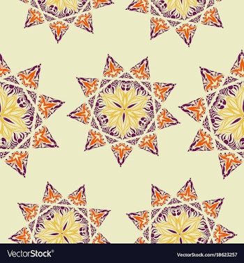 Oriental pattern islam arabic turkish moroccan vector image