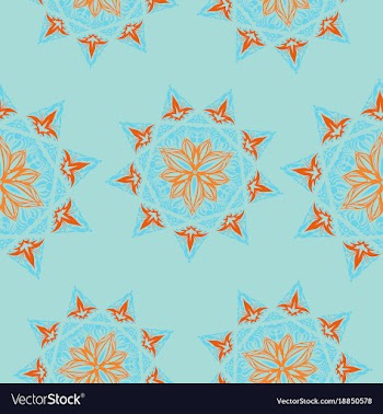 Oriental pattern islam arabic turkish moroccan vector image