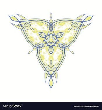Oriental pattern vector image
