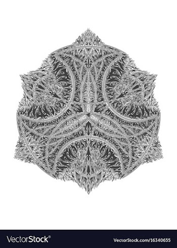 Oriental pattern vector image