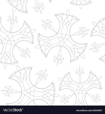 Oriental pattern vector image