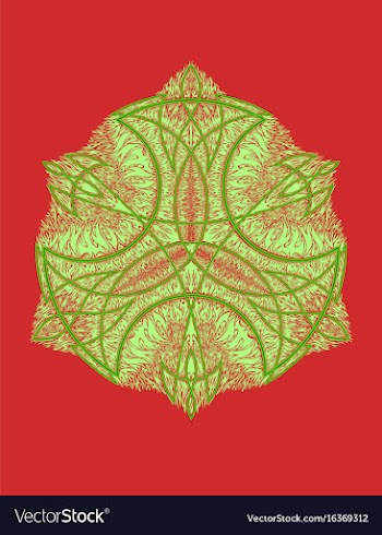 Oriental pattern vector image