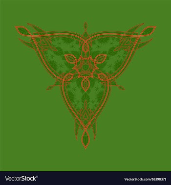Oriental pattern vector image