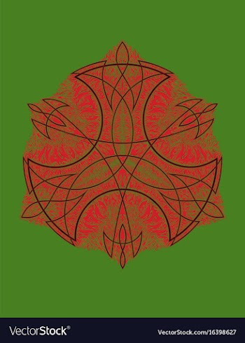 Oriental pattern vector image