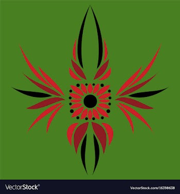 Oriental pattern vector image