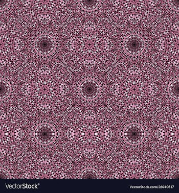 Oriental seamless mandala mosaic ornament pattern vector image