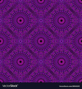 Oriental seamless stone mandala mosaic pattern vector image