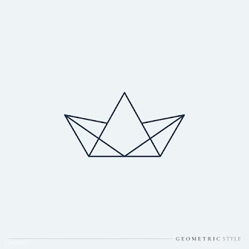 Origami boat icon | Free stock vector - 842975