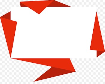 Origami Text box - Vector origami decorative borders 