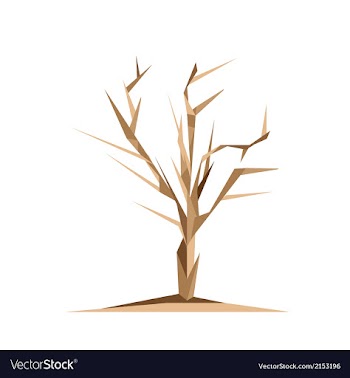 Origami Tree vector image
