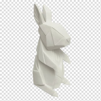 Origami White Rabbit Crane Paper, origami ribbon transparent background PNG clipart