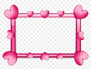 Original Png Clip Art File Pink Hearts Frame Svg Images - Pink Frame Border Png