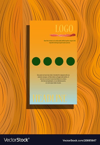 Original presentation templates or corporate vector image