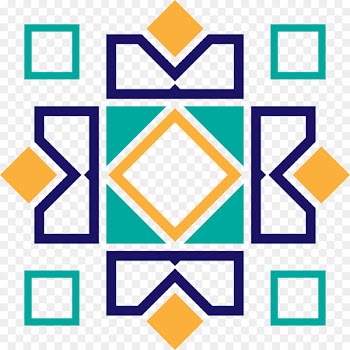 Ornament Art Islamic geometric patterns - The green box background of Eid UL Fitr 