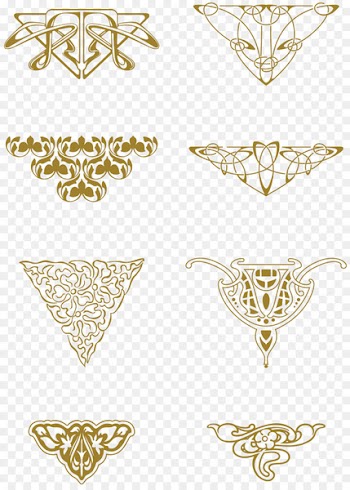 Ornament Art Nouveau - art deco 