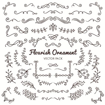 Ornament banner border | Free stock vector - 2082