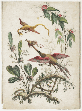 Ornament. Chinoiserie. Flowers and Birds.. | Free Photo - rawpixel