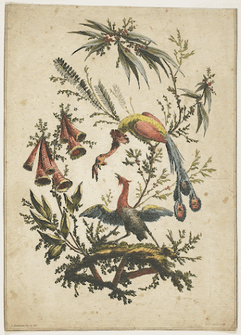 Ornament. Chinoiserie. Flowers and Birds.. | Free Photo - rawpixel