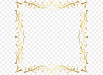 Ornament Clip art - Decorative Border Frame Transparent Clip Art Image 