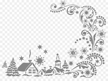 Ornament Clip art New Year Borders and Frames Sticker - christmas motif 