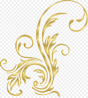 Ornament Drawing Pattern - golden pattern png download - 984*1080 ...