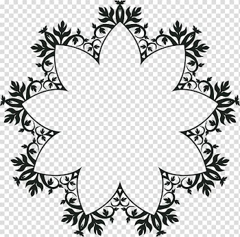 Ornament Embroidery Coloring book Mandala Pattern, ornament frame transparent background PNG clipart