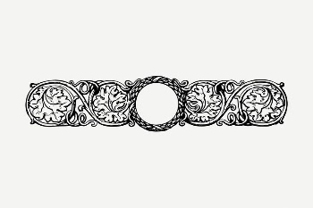 Ornamental border drawing, vintage illustration | Free PSD - rawpixel