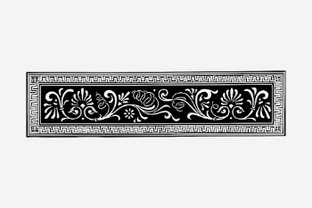 Ornamental border hand drawn illustration. | Free Photo - rawpixel