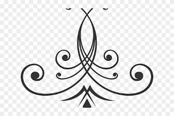 Ornamental Clipart Wedding Invitation - Black And White Wedding Clipart Png