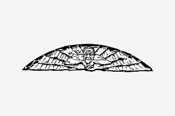 Ornamental divider clipart, devil illustration | Free PSD Illustration - rawpixel