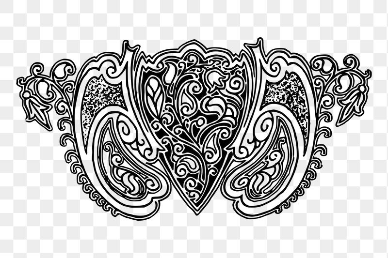 Ornamental divider png sticker fancy | Free PNG - rawpixel