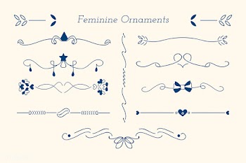 Ornamental divider set | Free stock vector - 846220