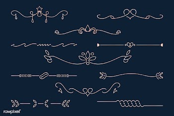Ornamental divider set | Free stock vector - 846221