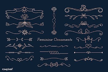 Ornamental divider set | Free stock vector - 846228