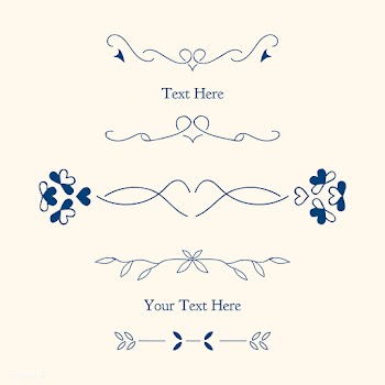 Ornamental divider set | Free stock vector - 846229