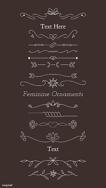 Ornamental divider set | Free stock vector - 846231