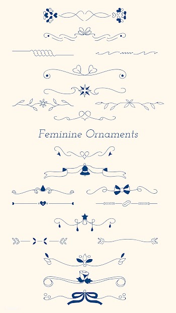 Ornamental divider set | Free stock vector - 846234
