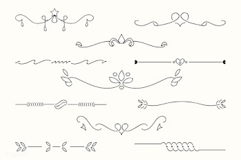 Ornamental divider set | Free stock vector - 846248