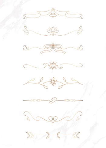 Ornamental divider set | Free stock vector - 846256