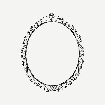 Ornamental frame collage element, vintage | Free PSD Illustration - rawpixel