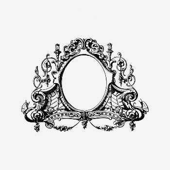 Ornamental frame collage element, vintage | Free PSD Illustration - rawpixel