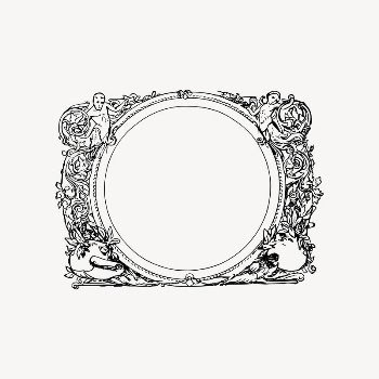 Ornamental frame drawing, vintage illustration | Free Vector Illustration - rawpixel