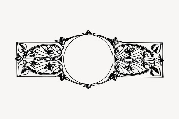 Ornamental frame drawing, vintage illustration | Free Vector Illustration - rawpixel
