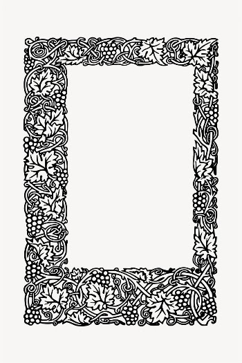 Ornamental frame illustration clipart vector. | Free Vector - rawpixel