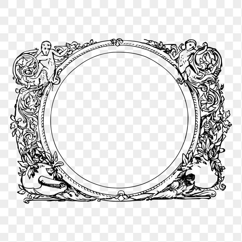Ornamental frame png sticker vintage | Free PNG - rawpixel