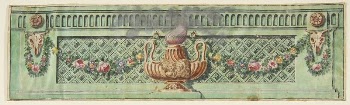 Ornamental Panel with Flaming Lamp | Free Photo - rawpixel
