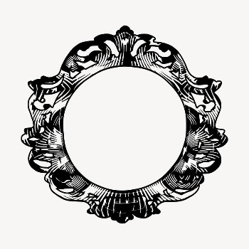 Ornamental round frame clipart, vintage | Free Vector - rawpixel