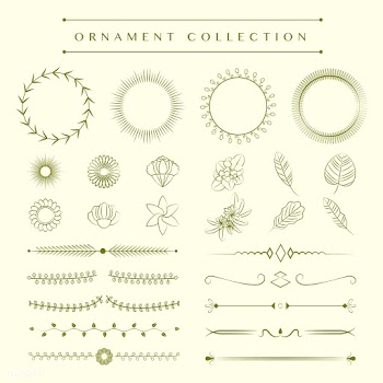 Ornaments collection vector design concept | Free stock vector - 494677