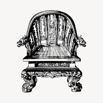 Ornate armchair clipart, vintage furniture | Free Vector - rawpixel